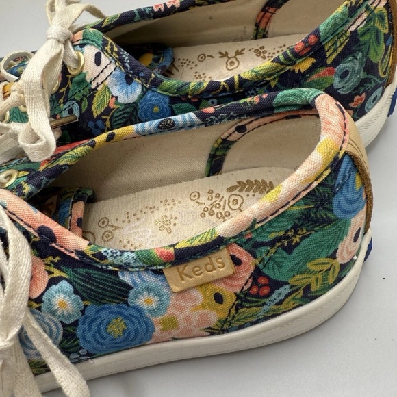 Keds shoes Rifle Paper Company Kickstart Garden Party womens sneakers size 8 - Picture 15 of 15